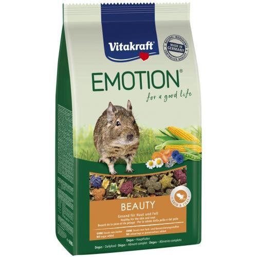 Корм для дегу Vitakraft «Emotion Beauty Selection» 600 г (для шкіри та шерсті) - masterzoo.ua