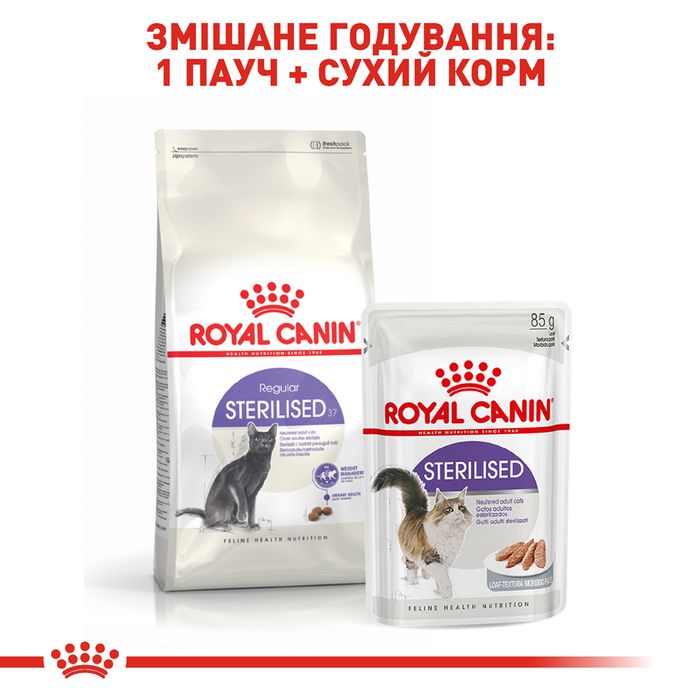 Сухий корм для котів Royal Canin Sterilised 37, 10 кг - masterzoo.ua