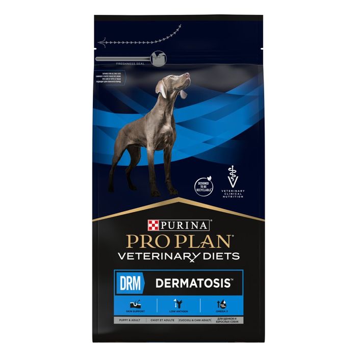 Сухий корм для собак Pro Plan Veterinary Diets DRM Dermatosis 3 кг - masterzoo.ua