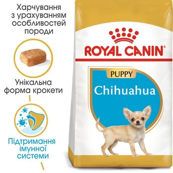 Сухий корм для цуценят Royal Canin Puppy Chihuahua 500 г - masterzoo.ua