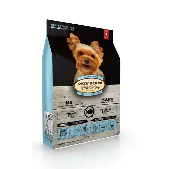 Сухий корм Oven-Baked Tradition Dog Adult Small Breed 2,27 кг - риба - masterzoo.ua