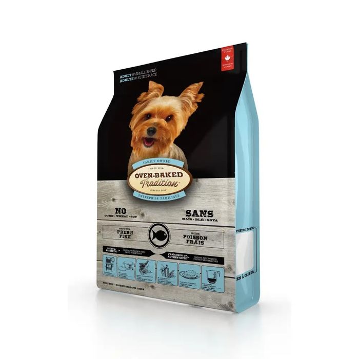 Сухий корм Oven-Baked Tradition Dog Adult Small Breed 2,27 кг - риба - masterzoo.ua