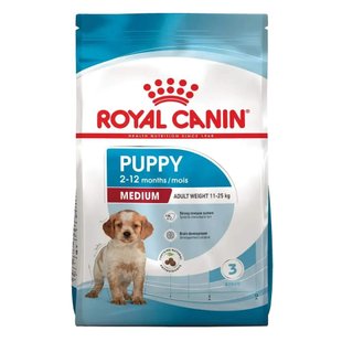 Сухий корм для цуценят Royal Canin Medium Puppy 1 кг - masterzoo.ua