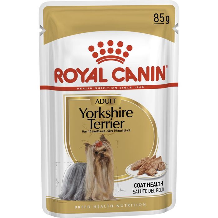 Вологий корм для собак Royal Canin Yorkshire Terrier Adult pouch 85 г - masterzoo.ua