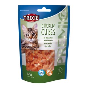 Ласощі для котів Trixie PREMIO Chicken Cubes 50 г (курка) - masterzoo.ua