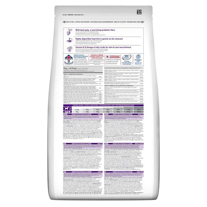 Сухий корм для собак Hill&rsquo;s Science Plan Adult Sensitive Stomach&Skin Small&Mini 1,5 кг - курка - masterzoo.ua