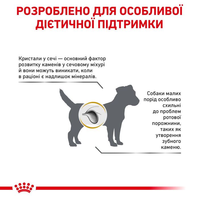 Сухий корм для собак Royal Canin Urinary S/O Small 1,5 кг - masterzoo.ua