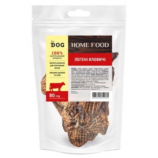 Ласощі для собак Home Food 80 г - легені яловичі - masterzoo.ua