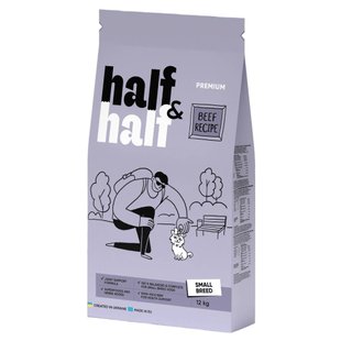 Сухий корм для собак Half&Half Small Breed 12 кг - яловичина - masterzoo.ua