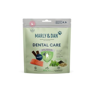 Ласощі для собак Marly and Dan, Dental large breed 175 г - лосось - masterzoo.ua