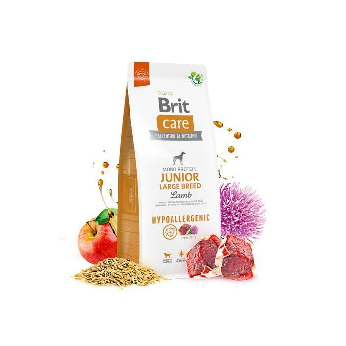 Brit Care Hypoallergenic Large Breed Junior сухий корм для собак 1 кг - ягня - masterzoo.ua