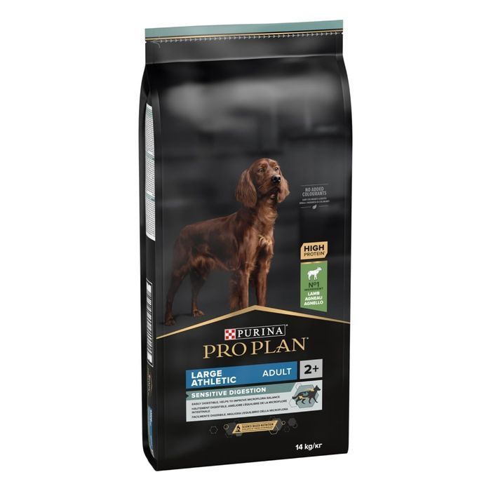 Pro Plan Large Athletic Adult Sensitive Digestion сухий корм для собак 14 кг - ягня - masterzoo.ua