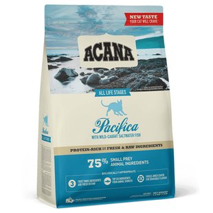 Сухий корм для дорослих котів Acana Pacifica 1,8 кг - риба - masterzoo.ua