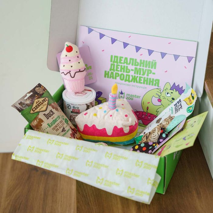 Набір Birthday Box для котів - masterzoo.ua