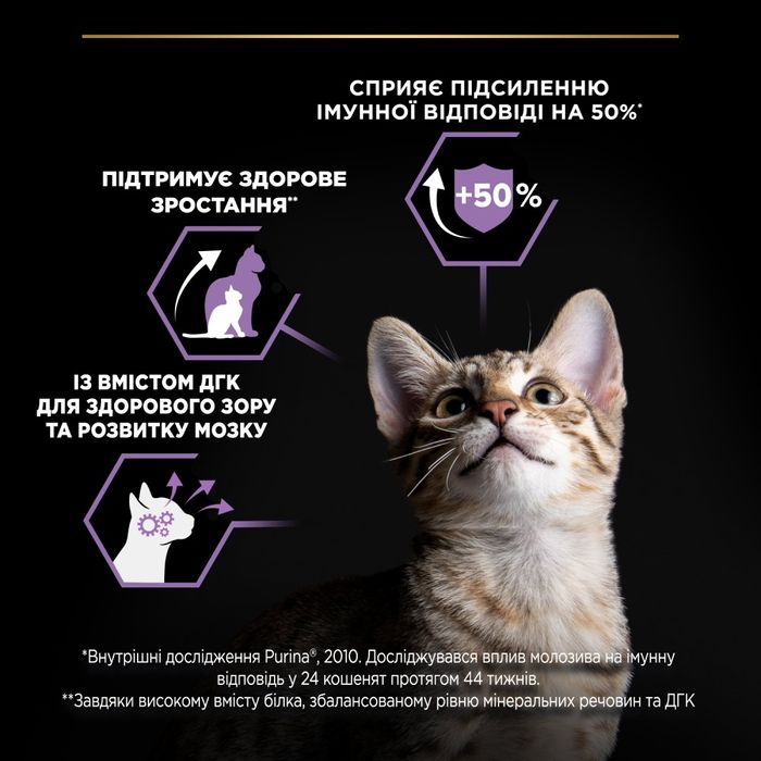 Сухий корм для кошенят Pro Plan Original Kitten Chicken 400 г - курка - masterzoo.ua