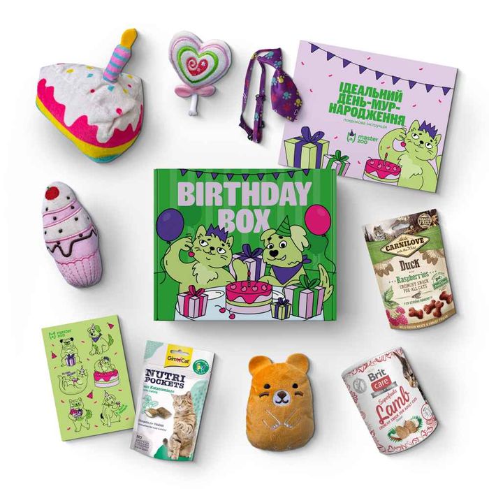 Набір Birthday Box для котів - masterzoo.ua