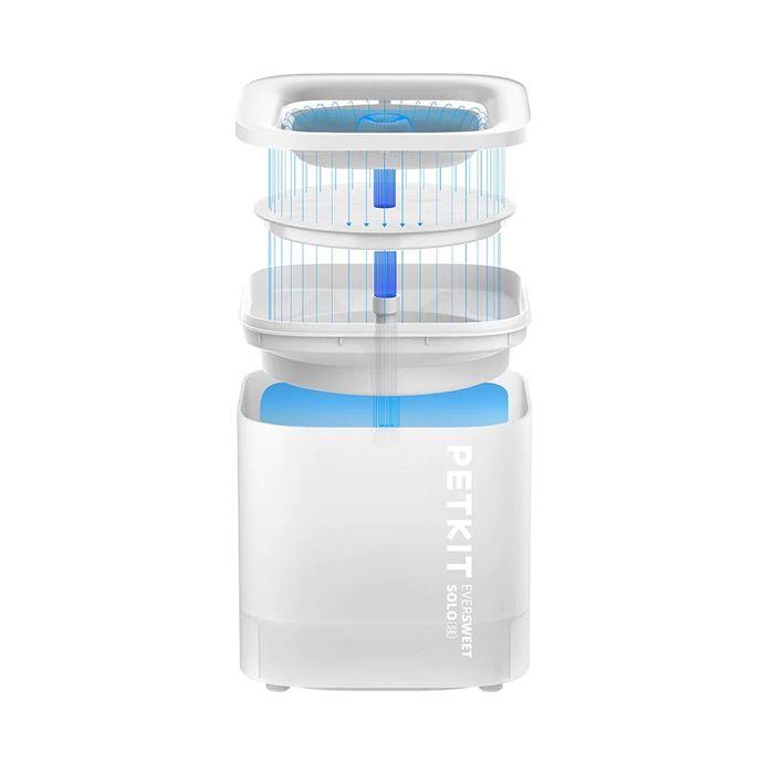 Поїлка для котів Petkit Eversweet Solo SE Smart Pet Drinking Fountain Grey 1,9 л - masterzoo.ua