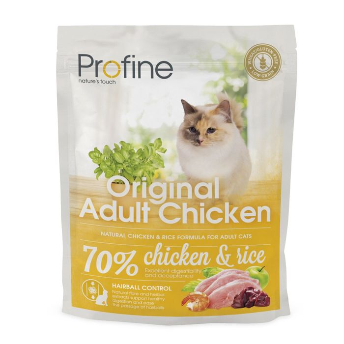 Сухий корм для дорослих котів Profine Cat Original Adult 300 г - курка - masterzoo.ua