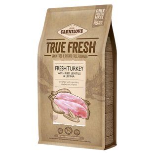 Сухий корм для дорослих собак усіх порід Carnilove True Fresh TURKEY for Adult dogs 4 кг (індичка) - masterzoo.ua