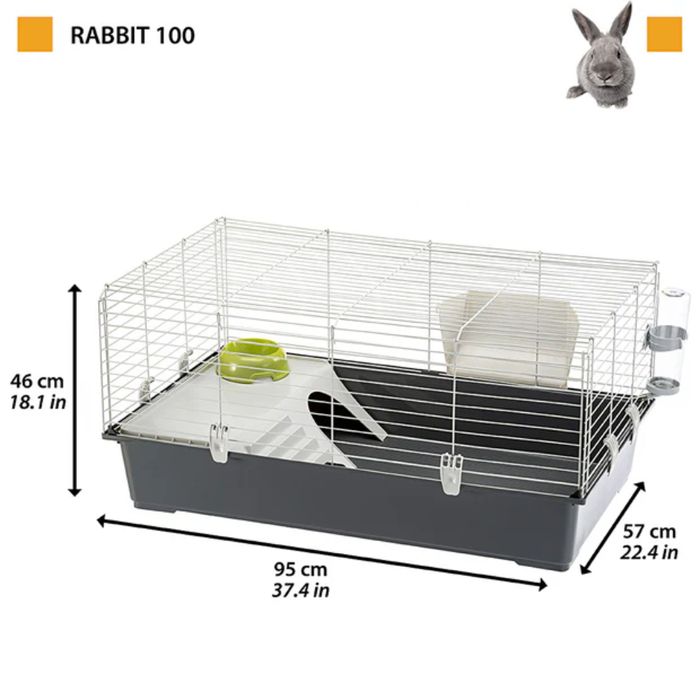 Клітка для гризунів Ferplast Rabbit 100 95 x 57 x 46 см - masterzoo.ua