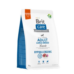 Сухий корм для собак Brit Care Dog Hypoallergenic Adult Large Breed 3 кг - ягня - masterzoo.ua