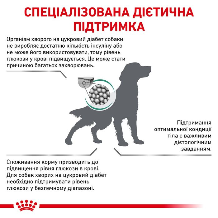 Сухий корм для собак Royal Canin Diabetic 1,5 кг - masterzoo.ua