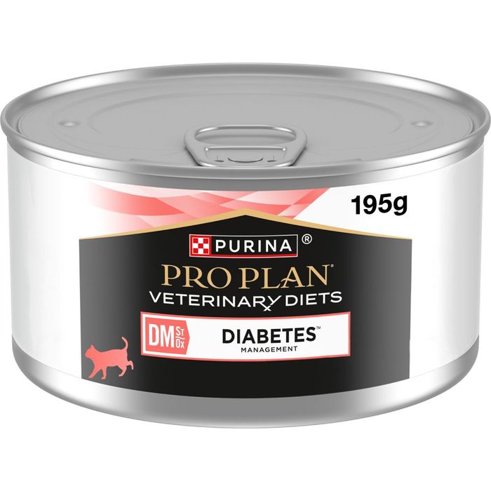 Вологий корм для котів Pro Plan Veterinary Diets ST/OX Diabetes Managment 195 г - masterzoo.ua