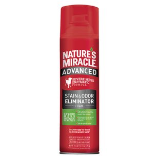 Знищувач-піна Nature's Miracle «Advanced Stain and Odor Eliminator» для видалення плям і запахів від собак з посиленою формулою 518 мл - masterzoo.ua