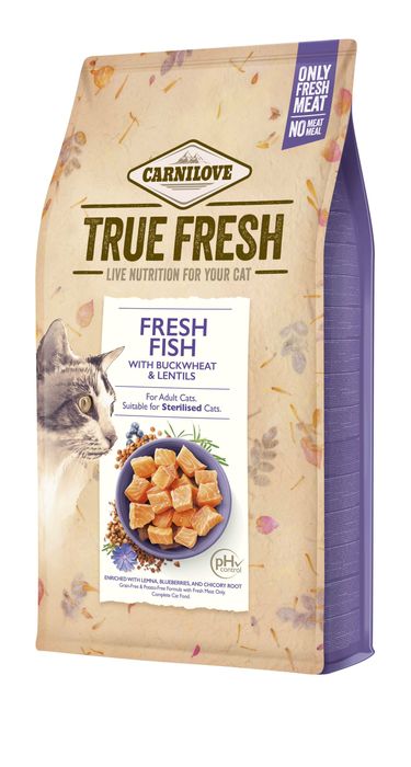 Сухий корм для котів Carnilove True Fresh Cat 1,8 кг - риба - masterzoo.ua