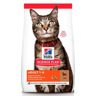 Сухий корм для котів Hill's Science Plan Adult 1,5 кг - ягня - masterzoo.ua