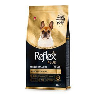 Reflex Plus French Bulldog Adult сухий корм для собак 3 кг - masterzoo.ua