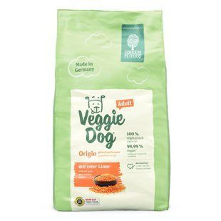 Сухий корм для собак Green Petfood VeggieDog Adult Origin 10 кг - червона сочевиця - masterzoo.ua