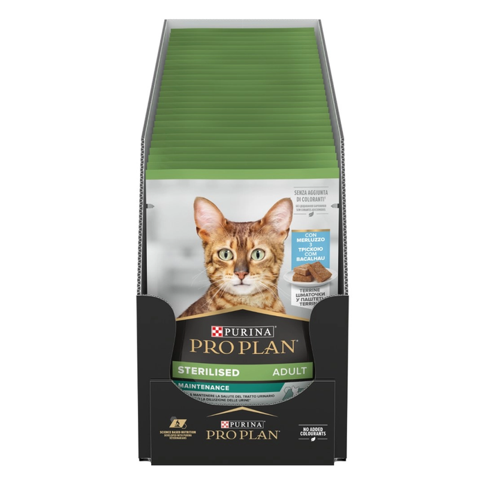 Паштет для котів ProPlan Sterilised Nutrisavour pouch 75 г - тріска - masterzoo.ua