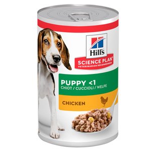 Вологий корм для цуценят Hill's Science Plan Puppy 370 г - курка - masterzoo.ua