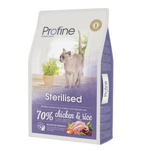 Сухий корм для стерилізованих котів Profine Cat Sterilised 10 кг - курка - masterzoo.ua