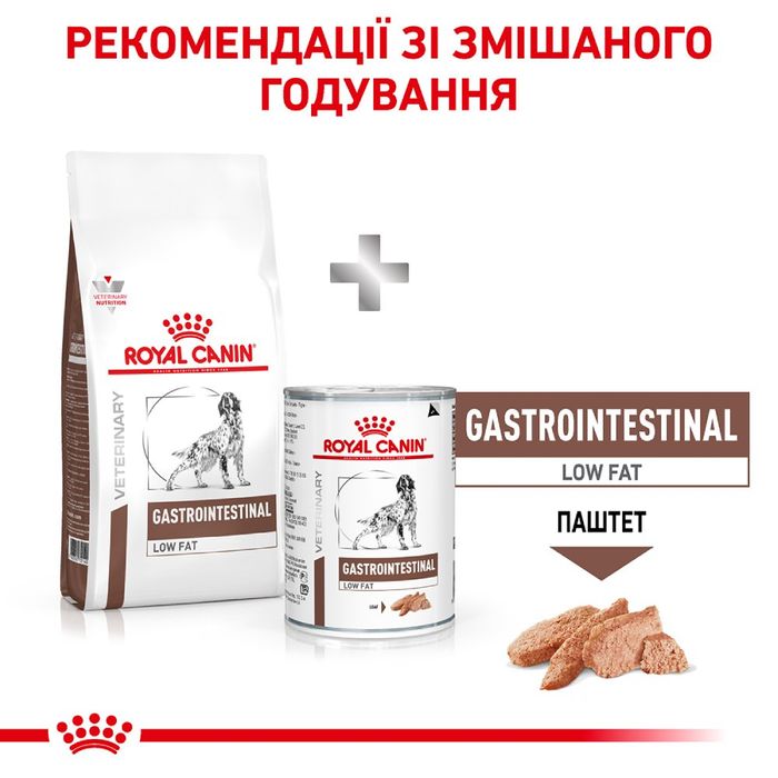 Сухий корм для собак Royal Canin Gastro Intestinal Low Fat 1,5 кг - masterzoo.ua