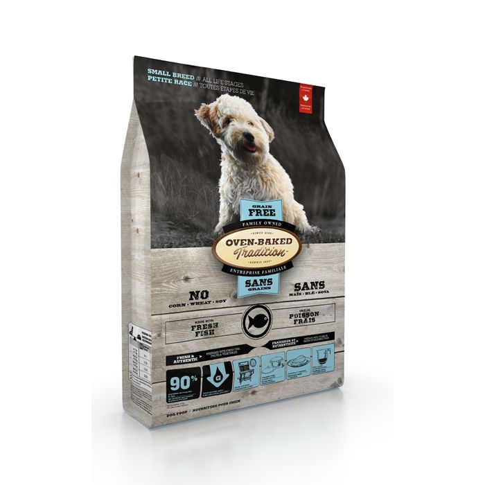 Сухий корм Oven-Baked Tradition Dog Adult Small Breed 5,67 кг - риба - masterzoo.ua