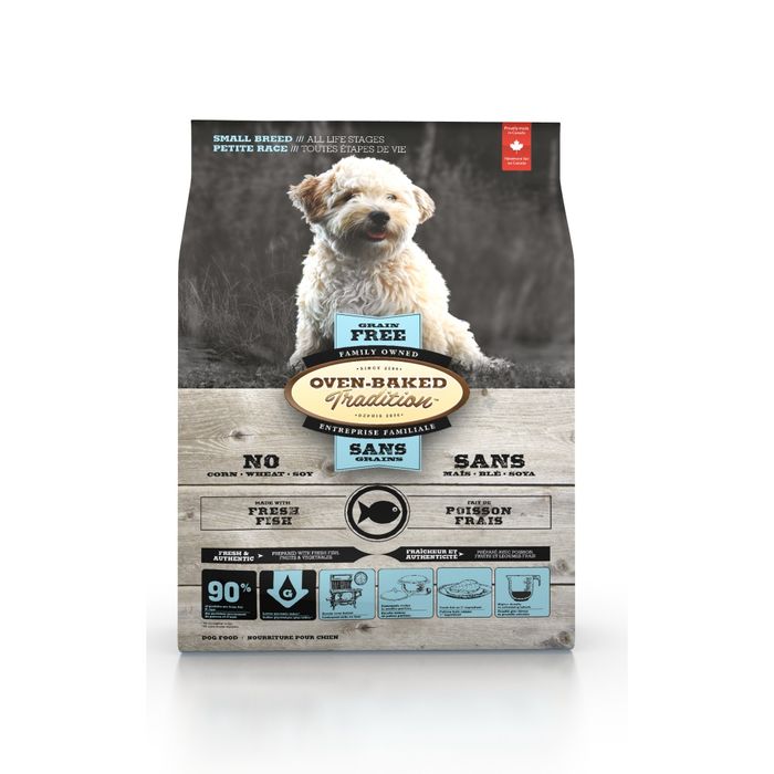 Сухий корм Oven-Baked Tradition Dog Adult Small Breed 5,67 кг - риба - masterzoo.ua