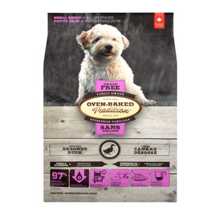 Сухий корм Oven-Baked Tradition Dog Adult Small Breed 4,54 кг - качка - masterzoo.ua