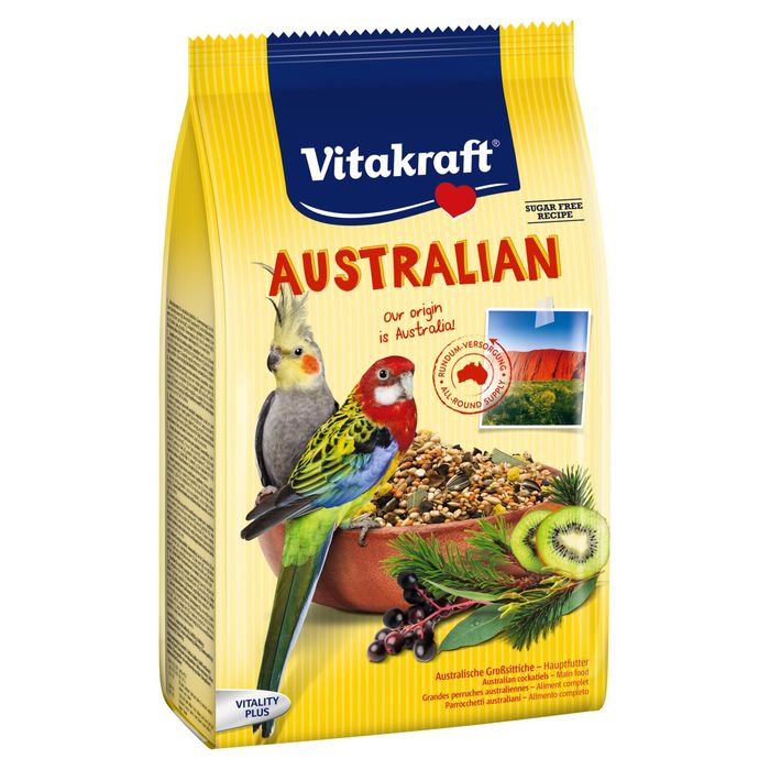 Корм для середніх австралійських папуг Vitakraft «Australian» 750 г - masterzoo.ua