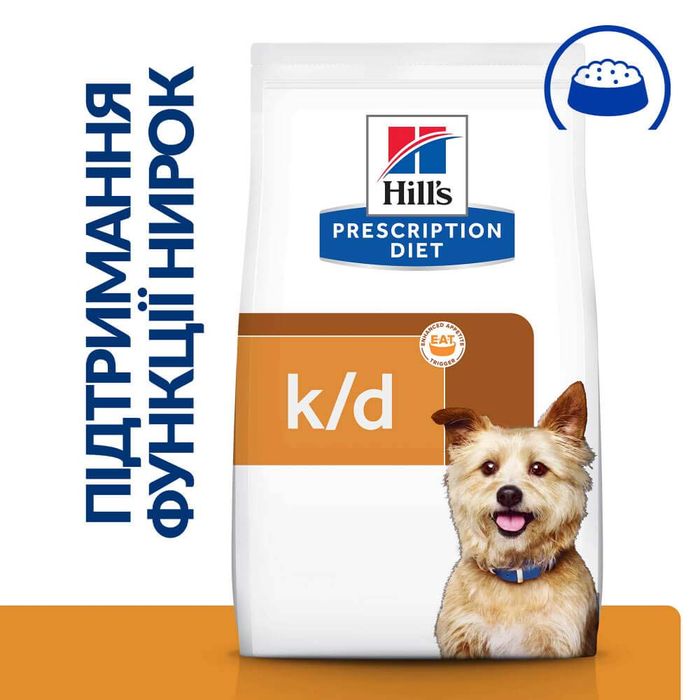 Сухий корм для собак Hill's Prescription Diet k/d 12 кг - курка - masterzoo.ua