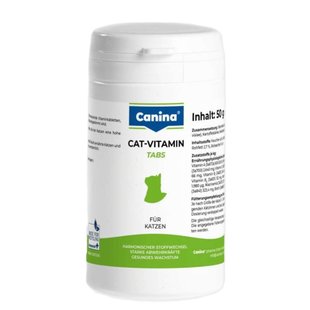 Вітаміни для котів Canina Cat-Vitamin 100 таблеток 50 г - masterzoo.ua