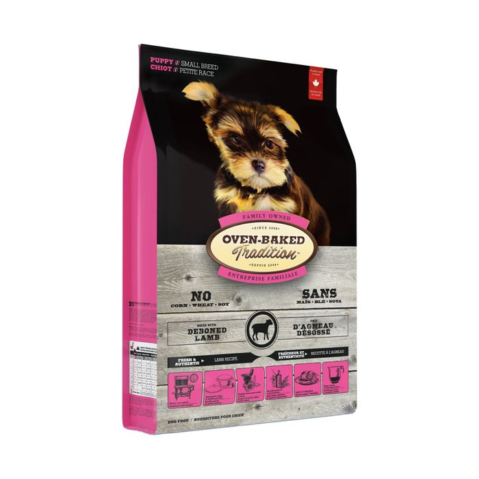 Сухий корм Oven-Baked Tradition Puppy Small Breed 2,27 кг - ягня - masterzoo.ua