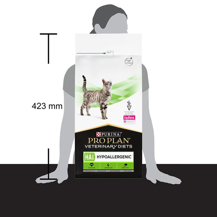 Сухий корм для котів, при харчовій алергії Pro Plan Veterinary Diets HA Hypoallergenic 1,3 кг - masterzoo.ua