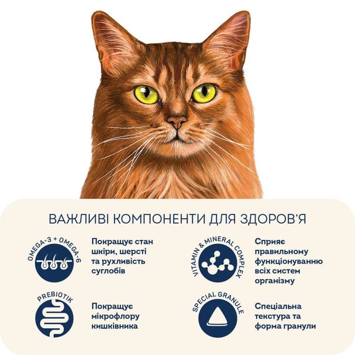 Сухий корм для котів Home Food Adult Healthy Skin and Shiny Coat 400 г - індичка та лосось - masterzoo.ua