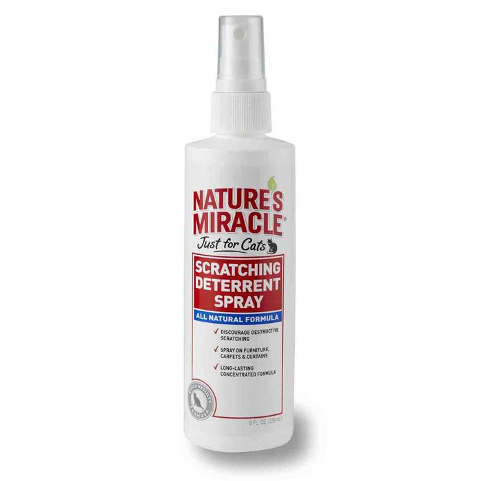 Спрей-відлякувач для котів Nature's Miracle «Scratching Deterrent Spray» 236 мл (для захисту від дряпання) - masterzoo.ua