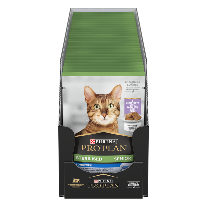 Паштет для котів ProPlan Sterilised Snr pouch 75 г - індичка - masterzoo.ua