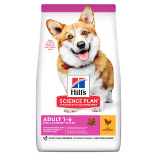 Сухий корм для собак Hill’s Science Plan Adult Small&Mini 1,5 кг - курка - masterzoo.ua