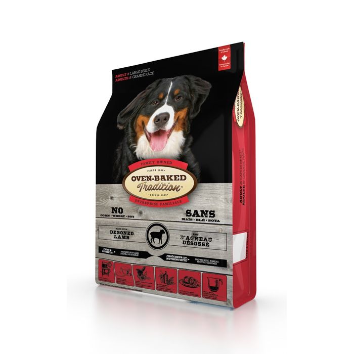 Сухий корм Oven-Baked Tradition Dog Adult Large Breed 11,34 кг - ягня - masterzoo.ua