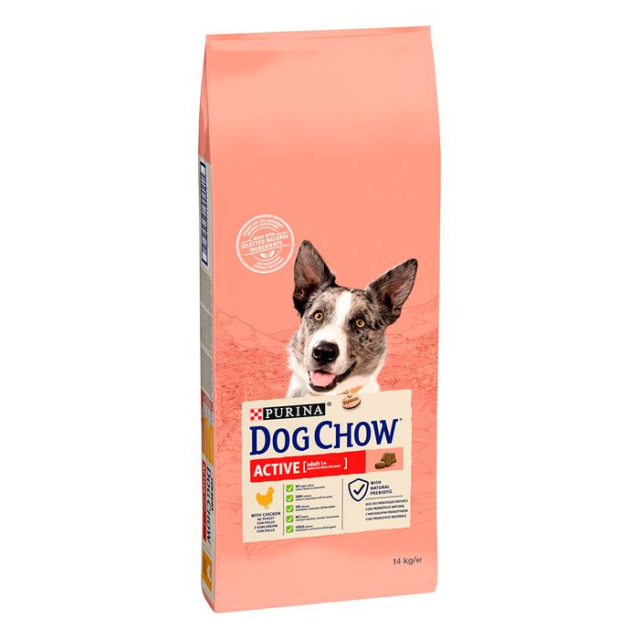 Сухий корм для активних собак всіх порід Dog Chow Active Chicken 14 кг (курка) - masterzoo.ua